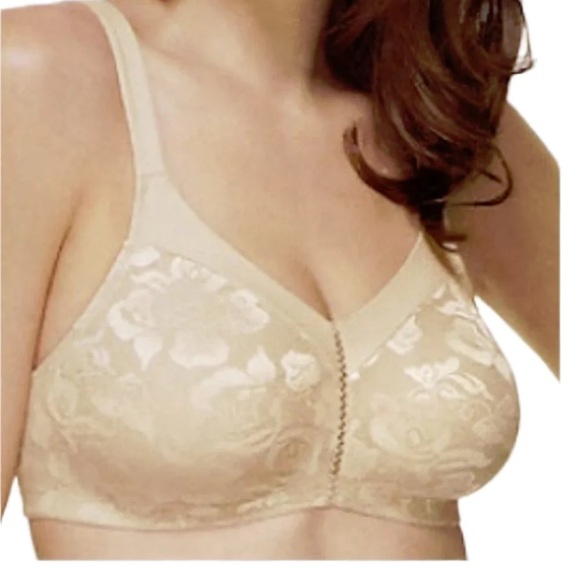 Wacoal 85276 Awareness Full Figure Seamless Wire Free Bra Nude Size 38DD Beige - Picture 3 of 10
